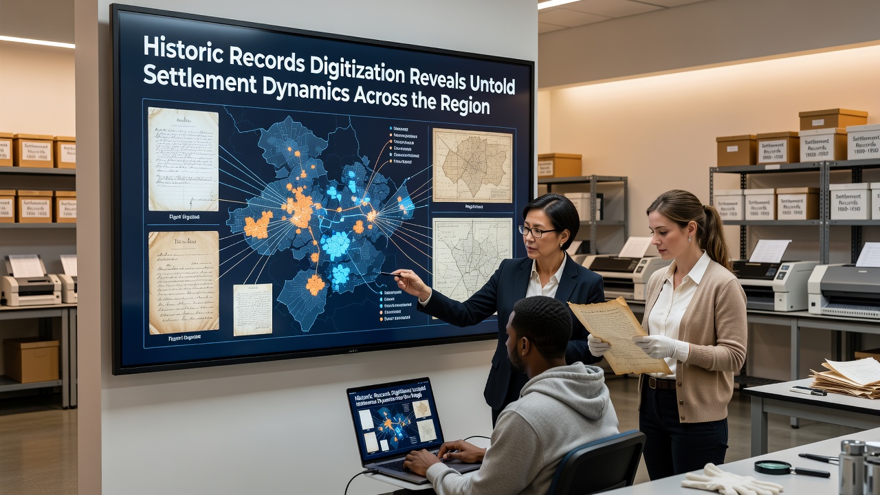 Historic Records Digitization Reveals Untold Settlement Dynamics Across the Region